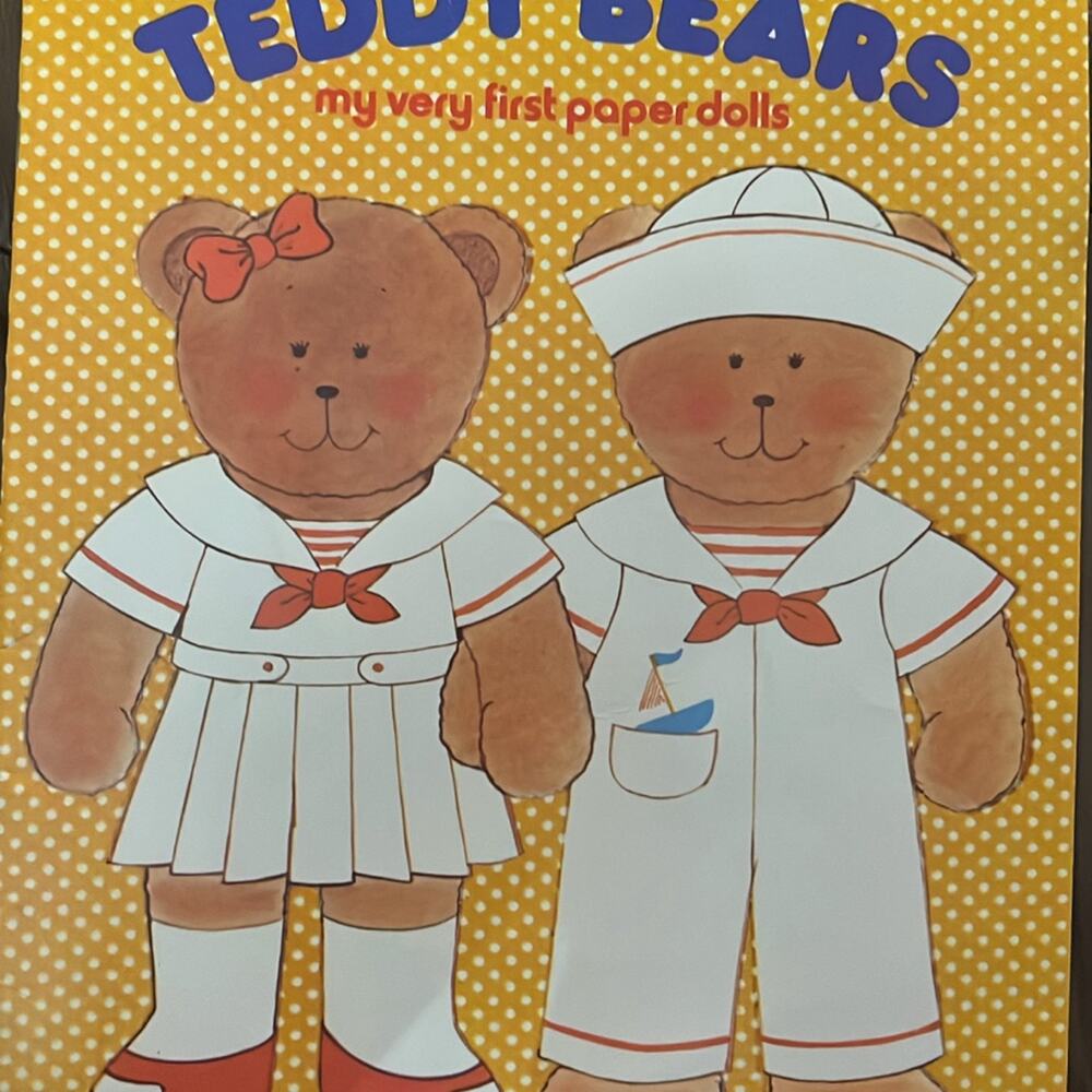Unopened Teddy Bear Paperdolls